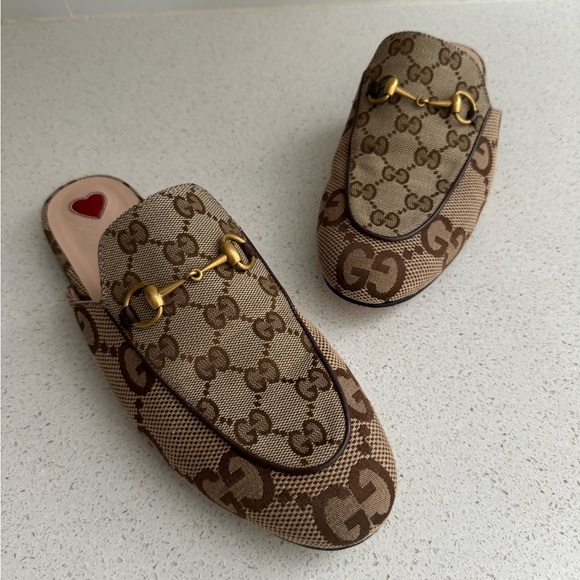 Gucci Princetown Maxi GG Loafer Mule EU 38 - Picture 5 of 7